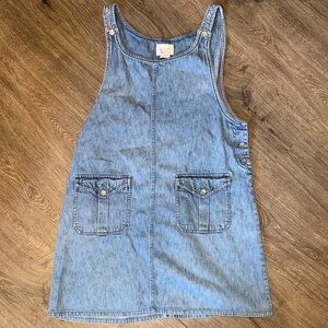 Christopher & Banks Blue Denim Dress